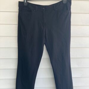 WHBM Stretch Fit Slim Leg 12R  black Pants